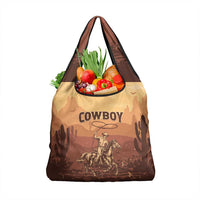 Black Cowboy Grocery Bag Take Me Away