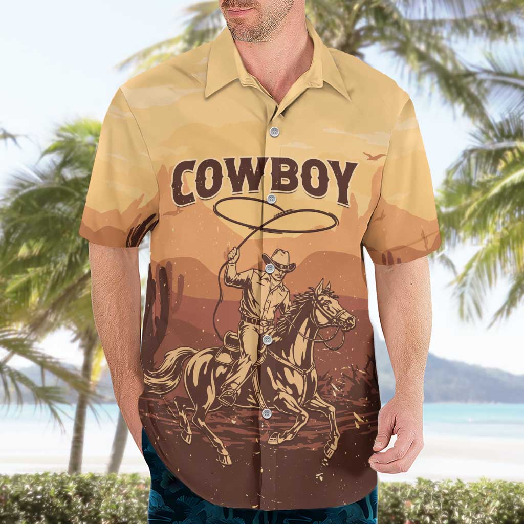 Black Cowboy Hawaiian Shirt Take Me Away