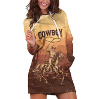 Black Cowboy Hoodie Dress Take Me Away
