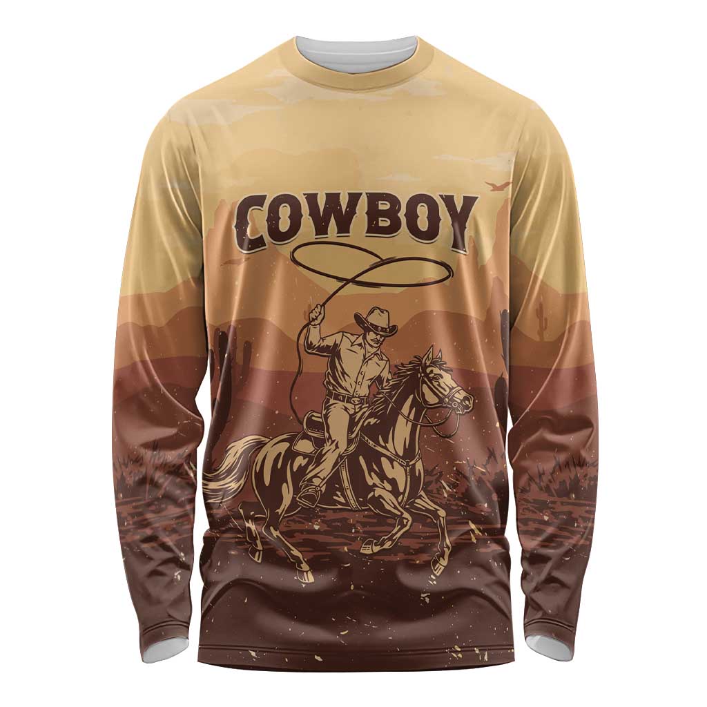 Black Cowboy Long Sleeve Shirt Take Me Away