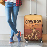 Black Cowboy Luggage Cover Take Me Away
