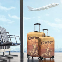 Black Cowboy Luggage Cover Take Me Away