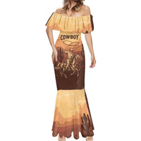 Black Cowboy Mermaid Dress Take Me Away