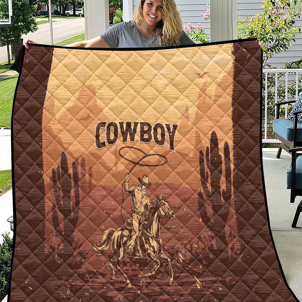 Black Cowboy Quilt Take Me Away