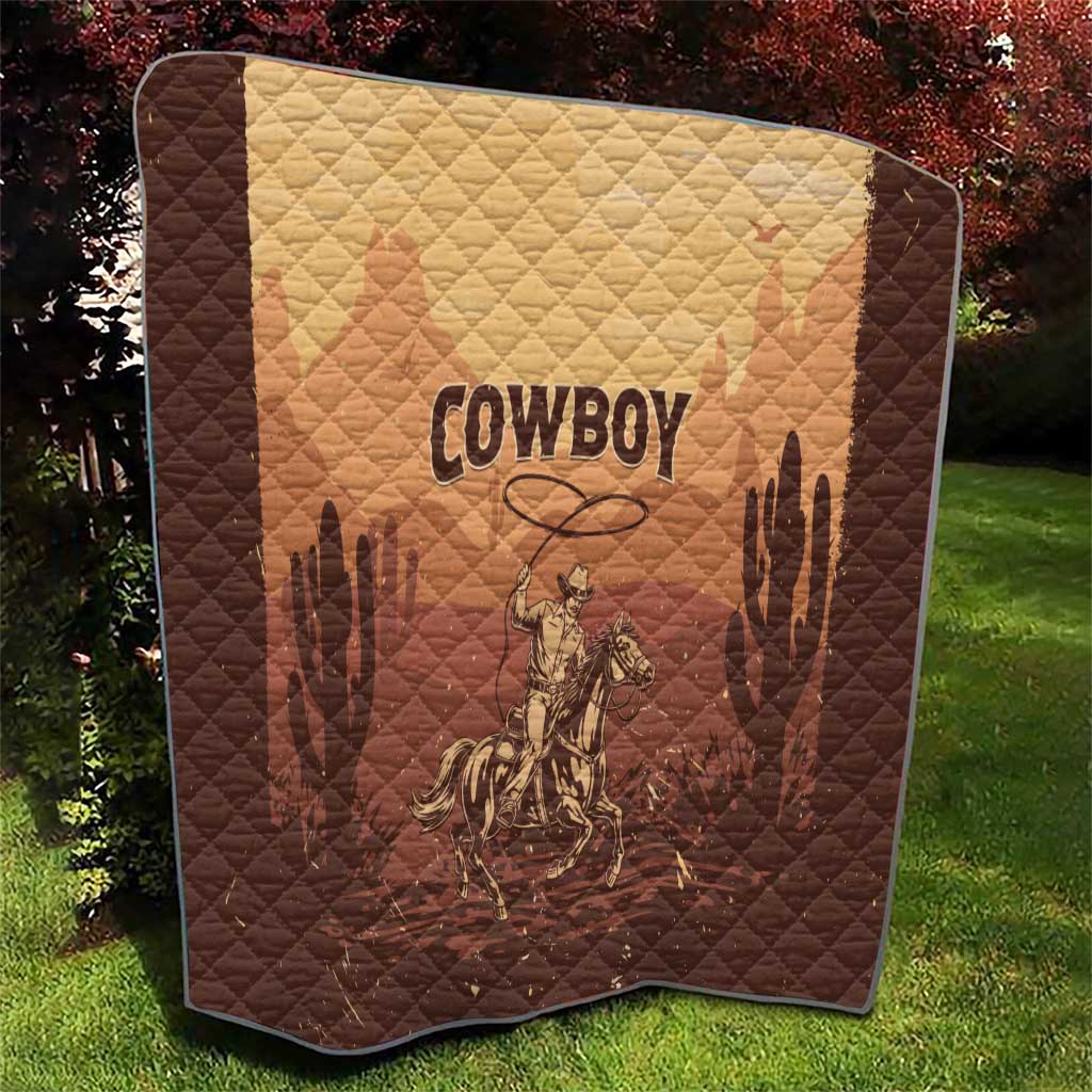 Black Cowboy Quilt Take Me Away