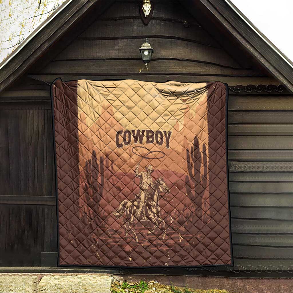 Black Cowboy Quilt Take Me Away