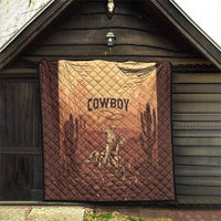 Black Cowboy Quilt Take Me Away