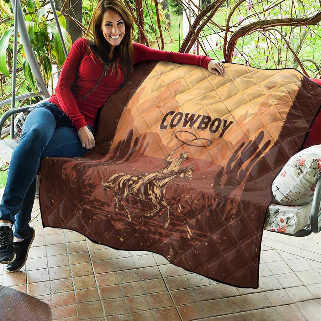 Black Cowboy Quilt Take Me Away