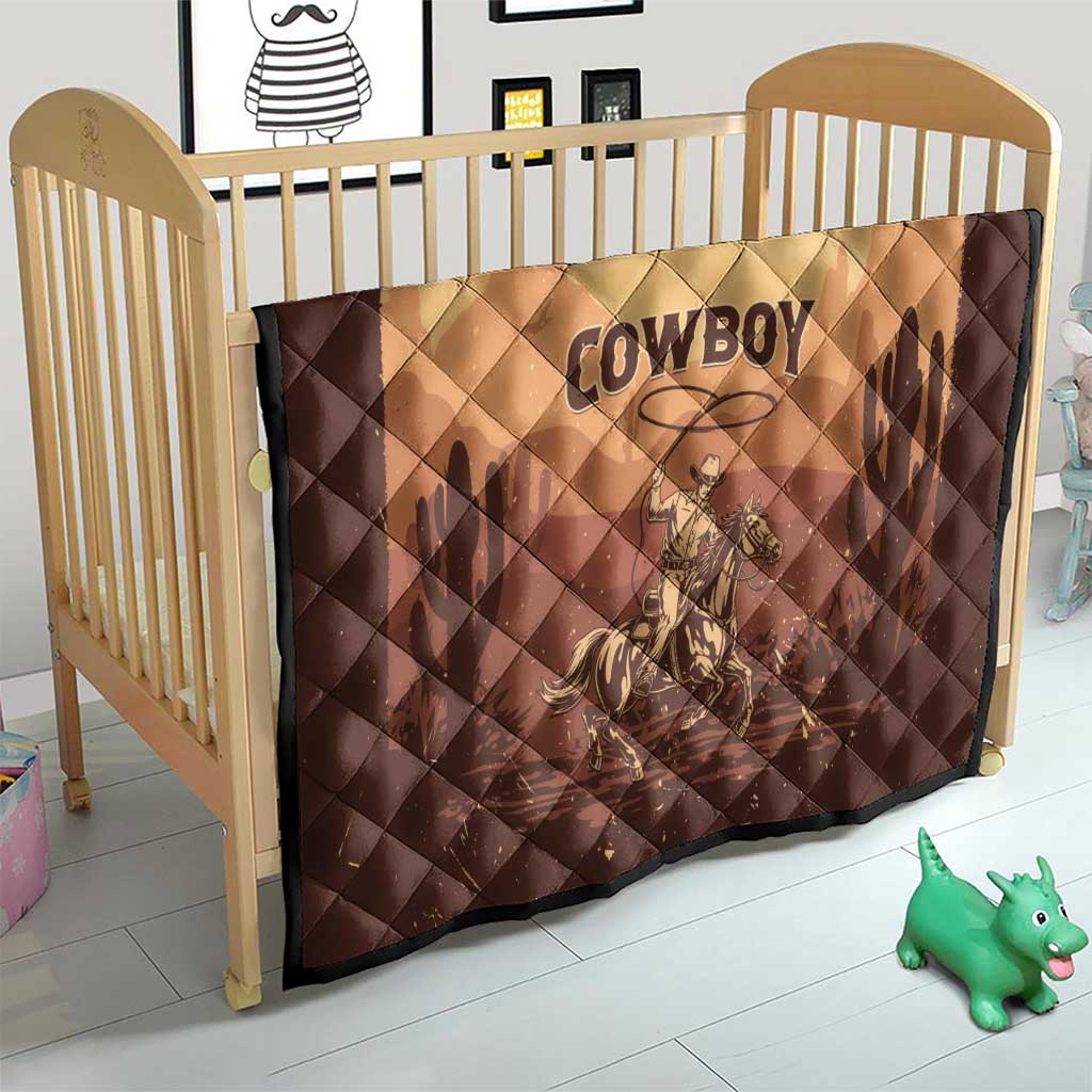 Black Cowboy Quilt Take Me Away