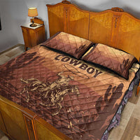 Black Cowboy Quilt Bed Set Take Me Away