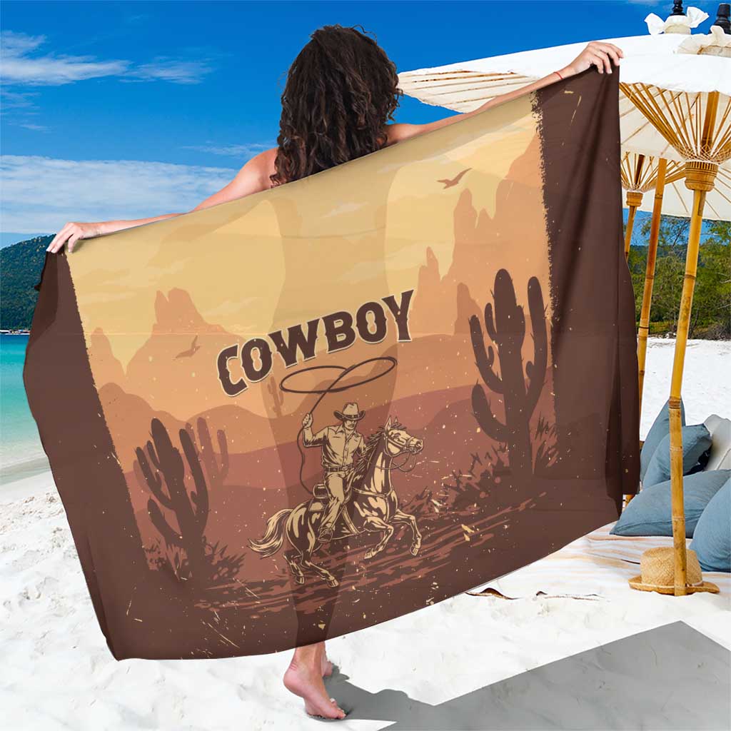 Black Cowboy Sarong Take Me Away