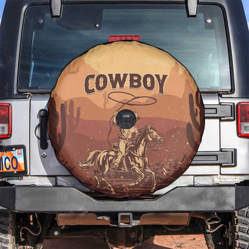 Black Cowboy Spare Tire Cover Take Me Away