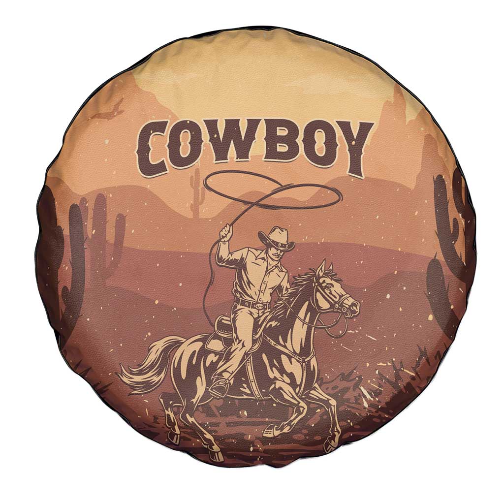 Black Cowboy Spare Tire Cover Take Me Away
