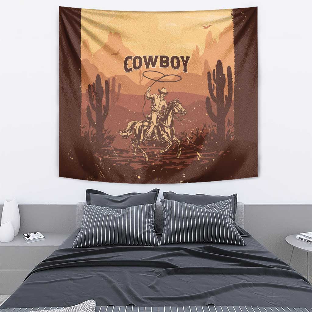 Black Cowboy Tapestry Take Me Away