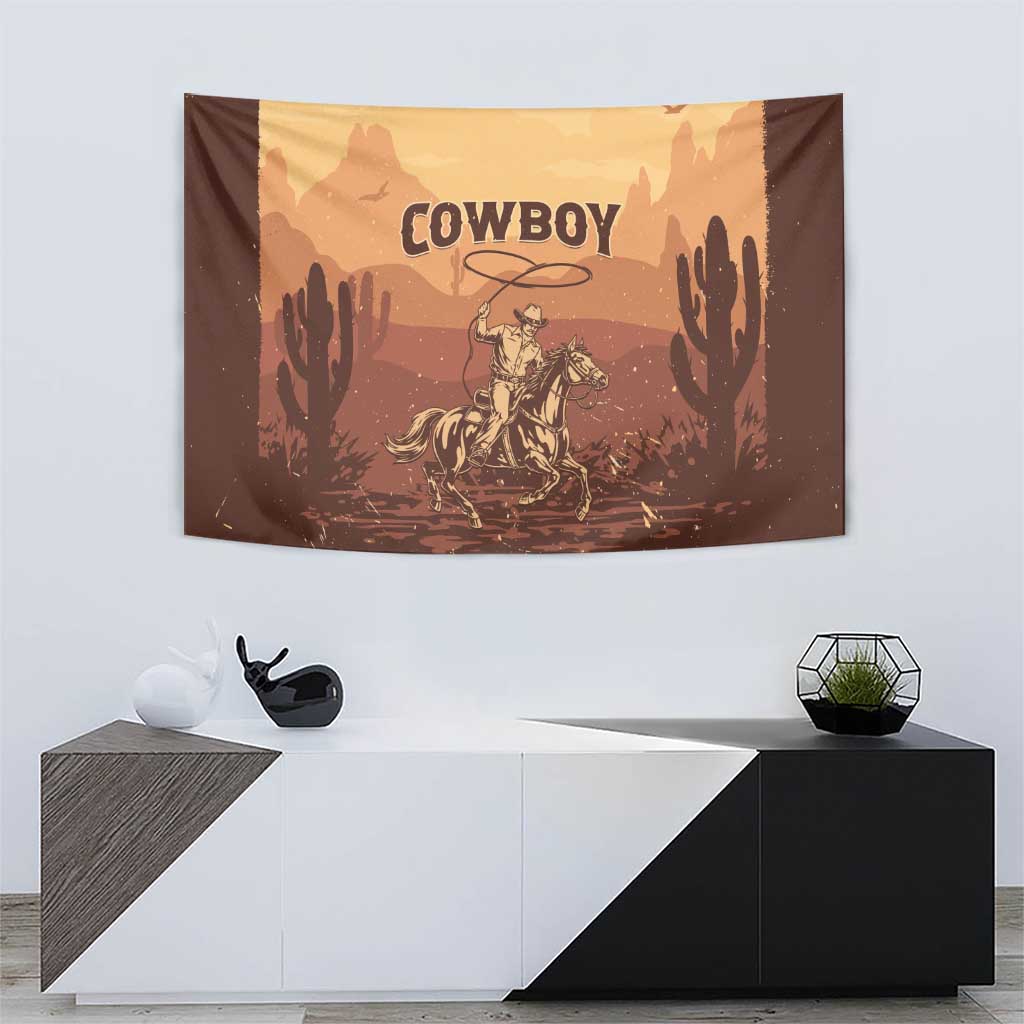 Black Cowboy Tapestry Take Me Away