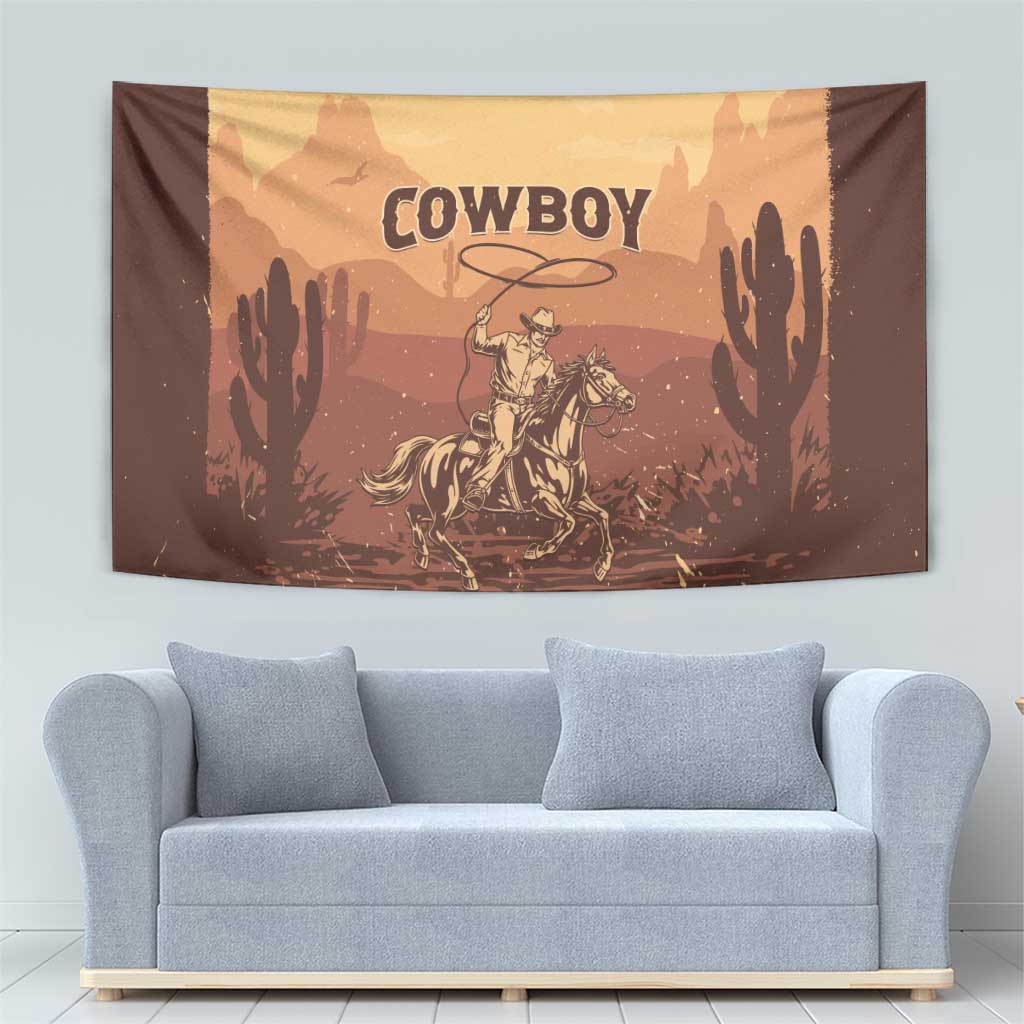 Black Cowboy Tapestry Take Me Away