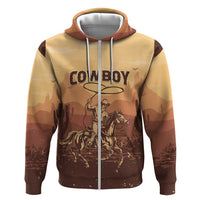 Black Cowboy Zip Hoodie Take Me Away