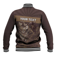 Personalised Skull Cowboy Baseball Jacket Vintage Style