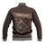 Personalised Skull Cowboy Baseball Jacket Vintage Style
