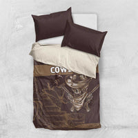 Skull Cowboy Bedding Set Vintage Style