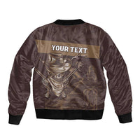 Personalised Skull Cowboy Bomber Jacket Vintage Style