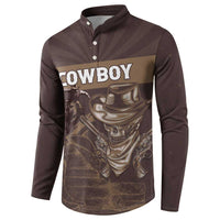Personalised Skull Cowboy Button Sweatshirt Vintage Style