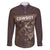 Personalised Skull Cowboy Family Matching Long Sleeve Bodycon Dress and Hawaiian Shirt Vintage Style