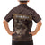 Personalised Skull Cowboy Family Matching Mermaid Dress and Hawaiian Shirt Vintage Style