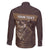 Personalised Skull Cowboy Family Matching Off The Shoulder Long Sleeve Dress and Hawaiian Shirt Vintage Style
