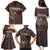 Personalised Skull Cowboy Family Matching Puletasi and Hawaiian Shirt Vintage Style