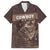Personalised Skull Cowboy Hawaiian Shirt Vintage Style