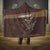 Skull Cowboy Hooded Blanket Vintage Style
