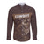 Personalised Skull Cowboy Long Sleeve Button Shirt Vintage Style