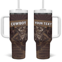 Personalised Skull Cowboy Tumbler With Handle Vintage Style