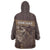 Personalised Skull Cowboy Wearable Blanket Hoodie Vintage Style