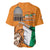 Personalised Ivory Coast Independence Day Baseball Jersey Yamoussoukro Coat Of Arms