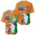 Personalised Ivory Coast Independence Day Baseball Jersey Yamoussoukro Coat Of Arms