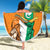 Ivory Coast Independence Day Beach Blanket Yamoussoukro Coat Of Arms