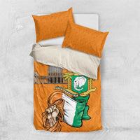 Ivory Coast Independence Day Bedding Set Yamoussoukro Coat Of Arms