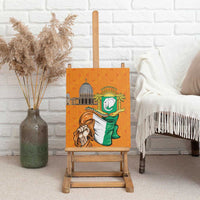 Ivory Coast Independence Day Canvas Wall Art Yamoussoukro Coat Of Arms