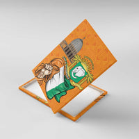 Ivory Coast Independence Day Canvas Wall Art Yamoussoukro Coat Of Arms