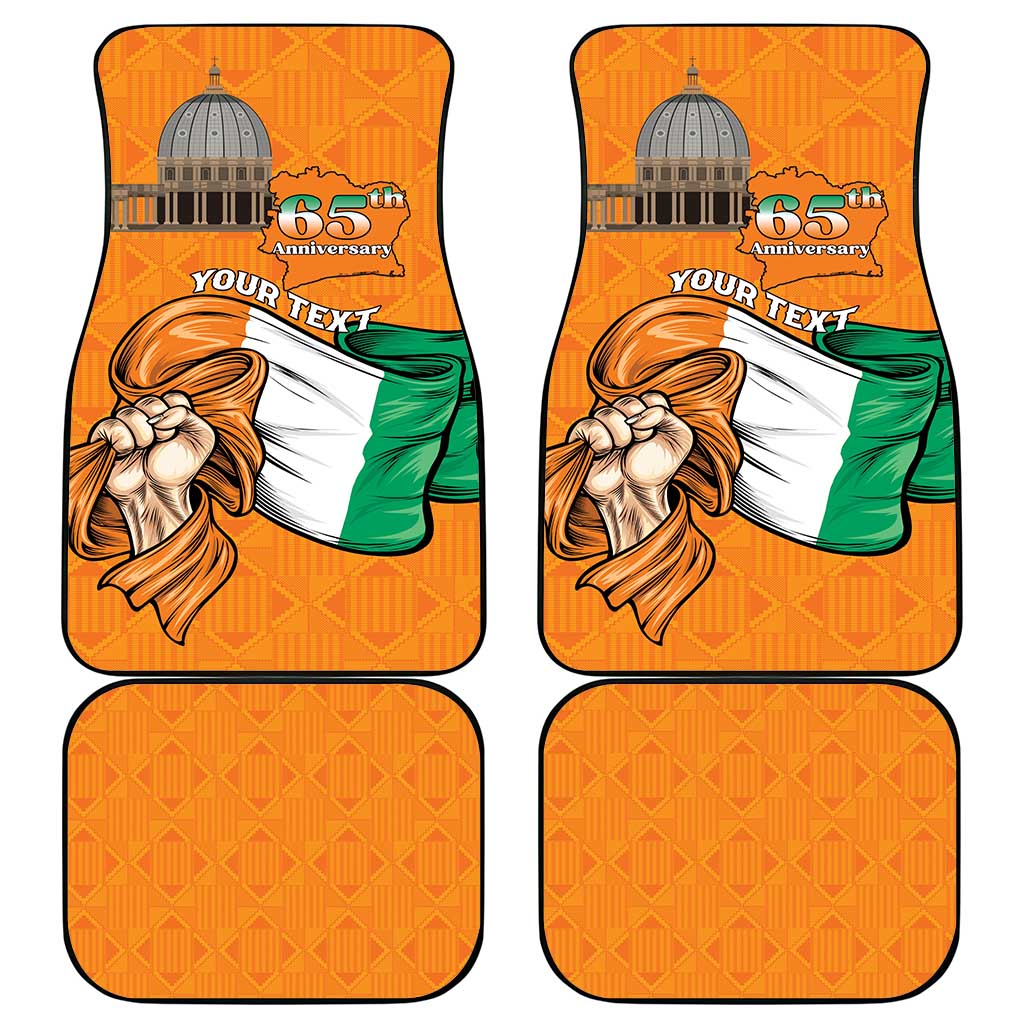 Ivory Coast Independence Day Car Mats Yamoussoukro Coat Of Arms