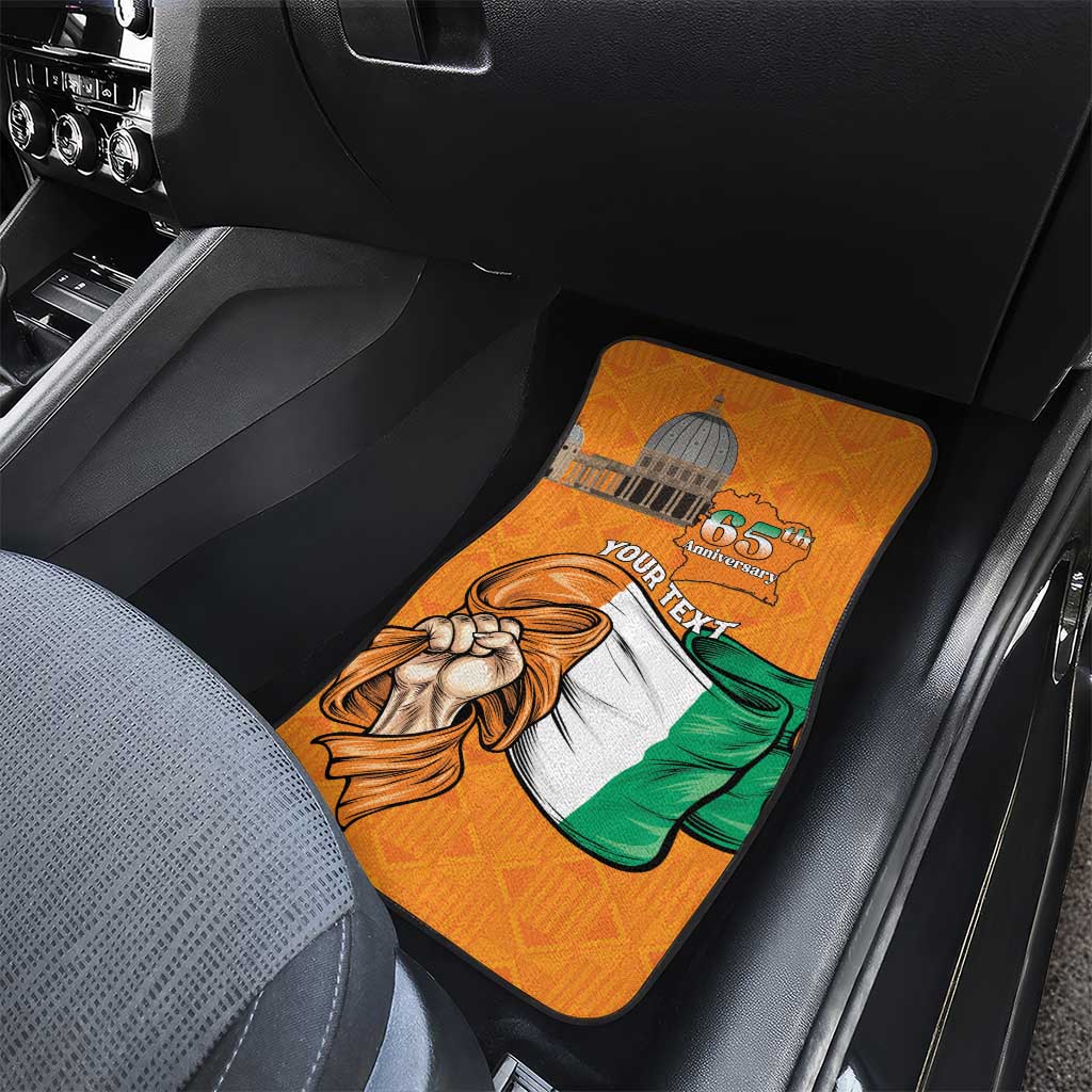 Ivory Coast Independence Day Car Mats Yamoussoukro Coat Of Arms
