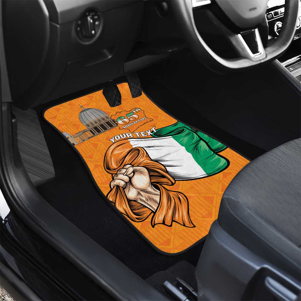 Ivory Coast Independence Day Car Mats Yamoussoukro Coat Of Arms