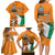 Personalised Ivory Coast Independence Day Family Matching Long Sleeve Bodycon Dress and Hawaiian Shirt Yamoussoukro Coat Of Arms