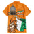Personalised Ivory Coast Independence Day Family Matching Long Sleeve Bodycon Dress and Hawaiian Shirt Yamoussoukro Coat Of Arms