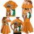 Personalised Ivory Coast Independence Day Family Matching Mermaid Dress and Hawaiian Shirt Yamoussoukro Coat Of Arms