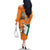 Personalised Ivory Coast Independence Day Family Matching Off The Shoulder Long Sleeve Dress and Hawaiian Shirt Yamoussoukro Coat Of Arms