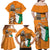 Personalised Ivory Coast Independence Day Family Matching Off Shoulder Maxi Dress and Hawaiian Shirt Yamoussoukro Coat Of Arms