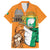 Personalised Ivory Coast Independence Day Family Matching Off Shoulder Maxi Dress and Hawaiian Shirt Yamoussoukro Coat Of Arms